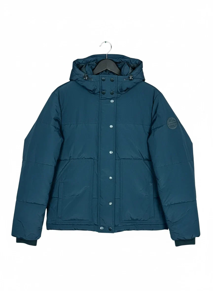 Shop Premium Plus Bomber & Puffer Jackets by Salt Rock | Preloved Branded Clothes | Black Naylon | Women | OTS Thrift Store Islamabad Pakistan