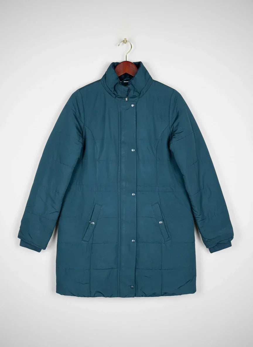 Secondhand Branded Bomber & Puffer Jackets by esmara, Navy Polyester fabric, Premium condition, for Women - Online Thrift Shop Islamabad Pakistan