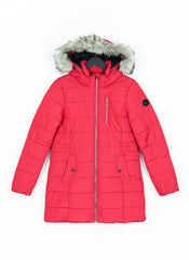 Bomber & Puffer Jackets | Only | Preloved Branded | Red Polyester | Excellent | OTS Thrift Store Karachi Pakistan