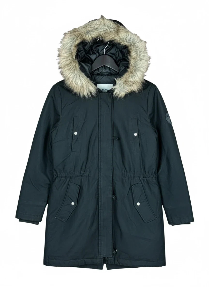 Secondhand Branded Bomber & Puffer Jackets by ONLY, Black Polyester fabric, Premium condition, for Women - Online Thrift Shop Peshawar Pakistan