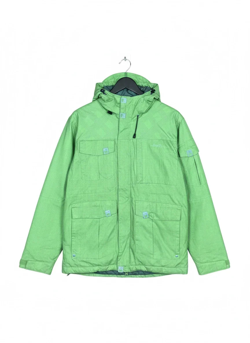 Bomber & Puffer Jackets | Loap | Preloved Branded | Green Polyester | Excellent | OTS Thrift Store Islamabad Pakistan