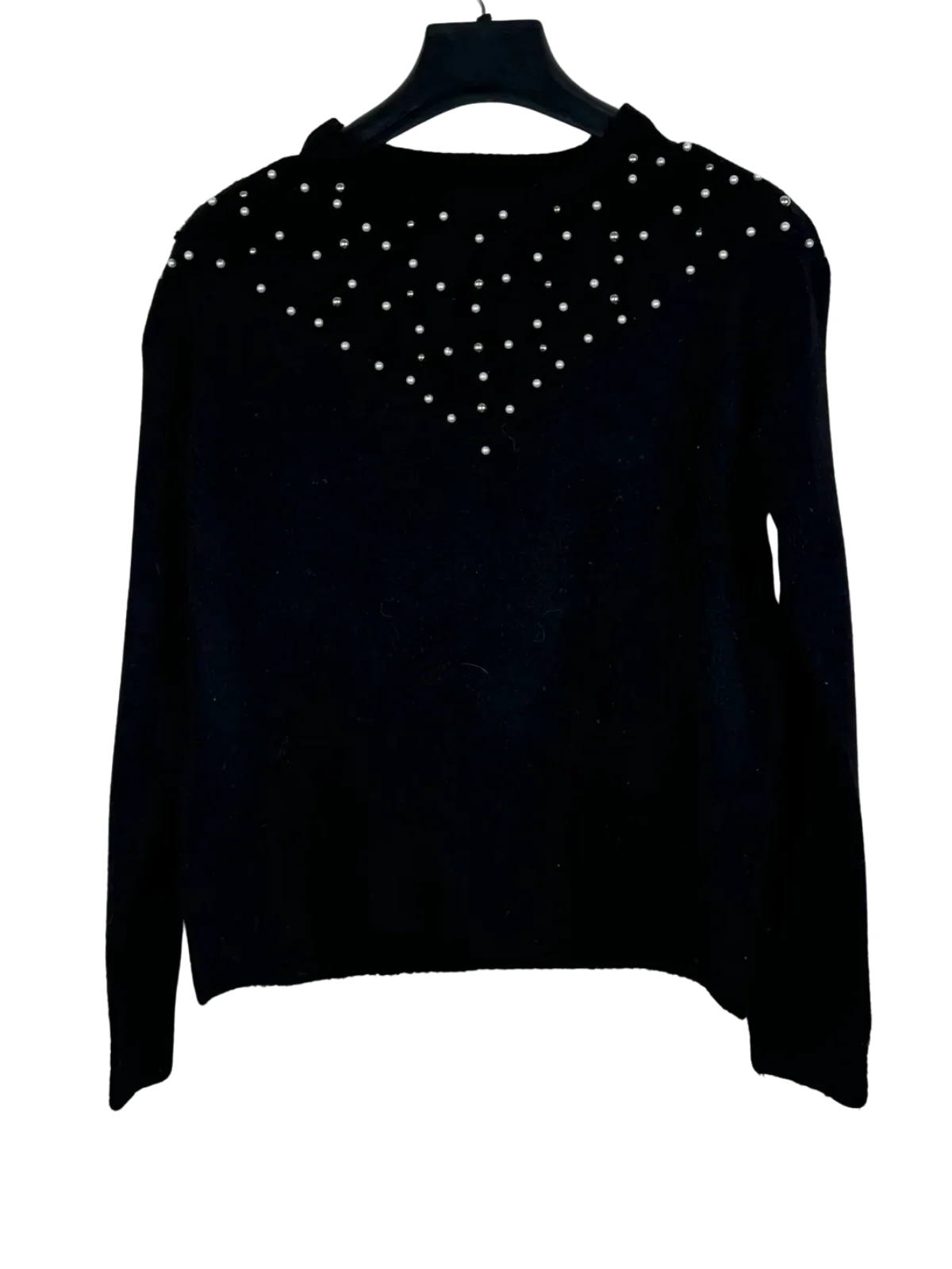 Preloved Premium Plus Winter Knitted Tops by Primark, Black Acrylic for Women - OTS Thrift Shop Islamabad Pakistan