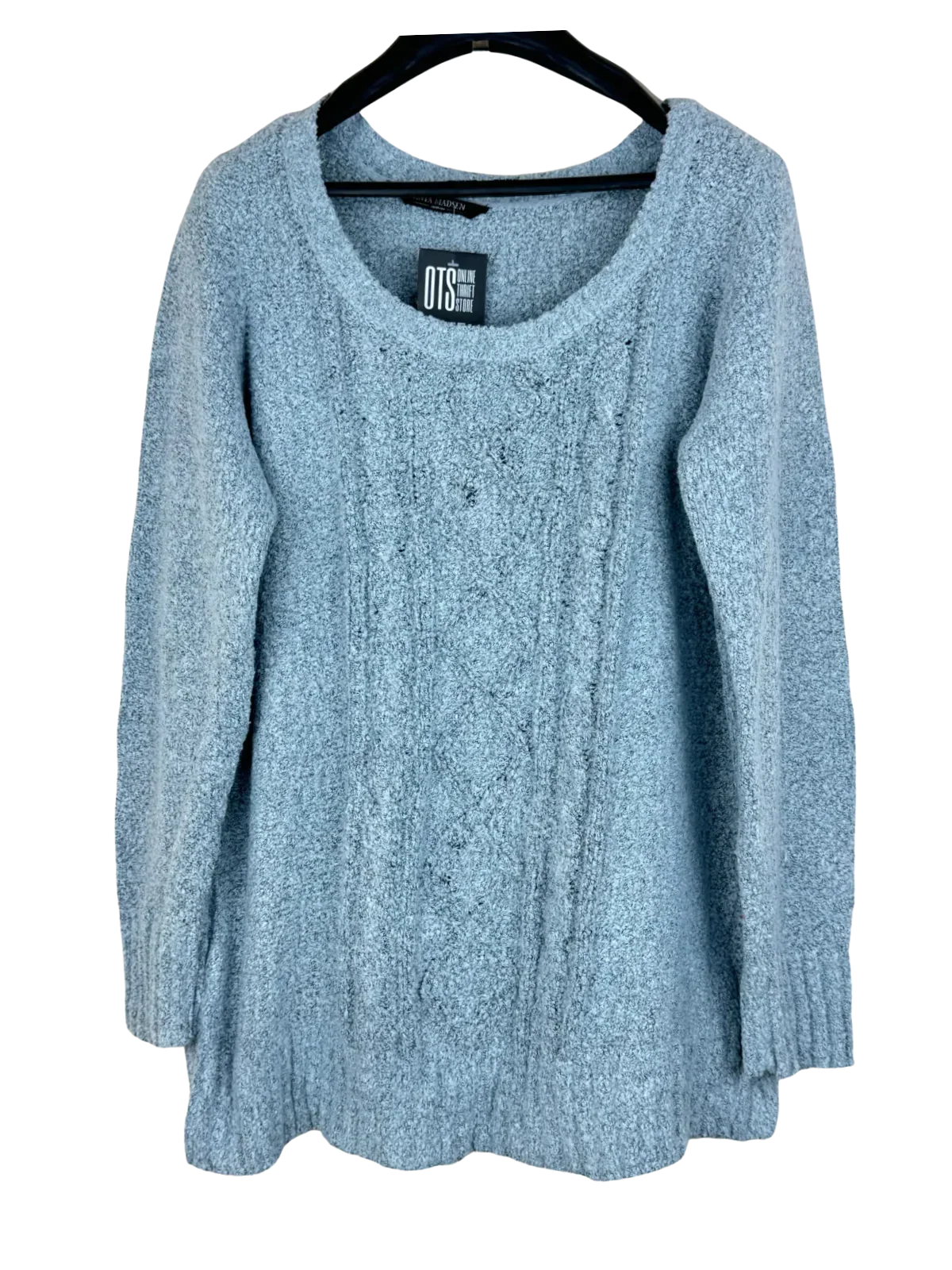Premium Plus Condition Winter Knitted Tops | Preloved Anya Madsen | Grey Acrylic | Thrift Shop for Women Islamabad Pakistan | OTS