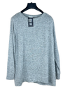 Secondhand Branded Winter Knitted Tops by Lovnge Wear, Grey Viscose fabric, Premium condition, for Women - Online Thrift Shop Lahore Pakistan