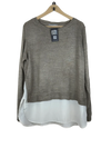 Shop Premium Winter Knitted Tops by George | Preloved Branded Clothes | Brown Cotton | Women | OTS Thrift Store Lahore Pakistan