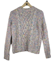 Winter Knitted Tops | Papaya | Preloved Branded | Multi Acrylic | Excellent | OTS Thrift Store Lahore Pakistan