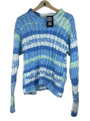 Winter Knitted Tops | Unknown | Preloved Branded | SkyBlue Acrylic | Excellent | OTS Thrift Store Islamabad Pakistan