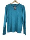Premium Condition Winter Knitted Tops | Preloved BM | SeaGreen Acrylic | Thrift Shop for Women Lahore Pakistan | OTS