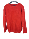 Winter Knitted Tops | QED London | Preloved Branded | Red Wool | Premium Plus | OTS Thrift Store Karachi Pakistan