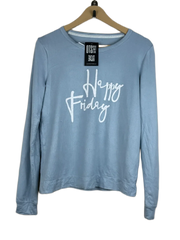 Preloved Premium Winter Knitted Tops by Sleepwear, SkyBlue Polyester for Women - OTS Thrift Shop Islamabad Pakistan