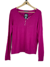 Preloved Good Winter Knitted Tops by Laura Ashley, Maroon Viscose for Women - OTS Thrift Shop Karachi Pakistan