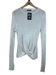 Excellent Condition Winter Knitted Tops | Preloved Marks & Spencer | White Acrylic | Thrift Shop for Women Islamabad Pakistan | OTS