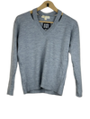 Shop Premium Winter Knitted Tops by Michael Kors | Preloved Branded Clothes | Grey Merinowolle | Women | OTS Thrift Store Islamabad Pakistan