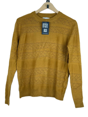 Secondhand Branded Winter Knitted Tops by Papaya, Brown Acrylic fabric, Premium condition, for Women - Online Thrift Shop Islamabad Pakistan