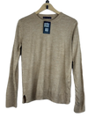 Secondhand Branded Winter Knitted Tops by Marks & Spencer, Tan Acrylic fabric, Premium Plus condition, for Women - Online Thrift Shop Karachi Pakistan