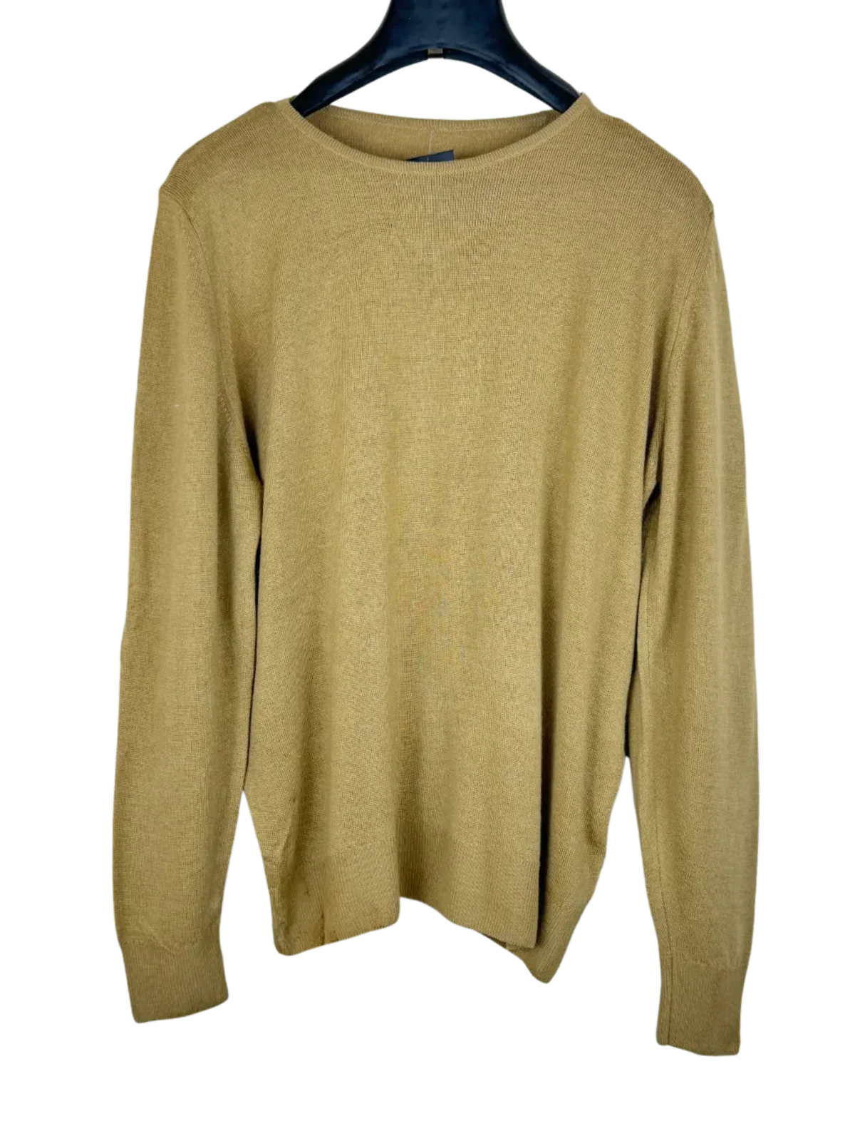 Winter Knitted Tops | Unknown | Preloved Branded | Khaki Lambs Wool | Premium Plus | OTS Thrift Store Karachi Pakistan