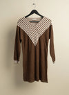 Preloved Premium Winter Knitted Tops by Unknown, Brown VISCOSE for Women - OTS Thrift Shop Islamabad Pakistan