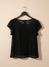 Preloved Premium Winter Knitted Tops by F&F, Black nylon for Women - OTS Thrift Shop Lahore Pakistan