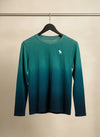 Shop Excellent Winter Knitted Tops by Unknown | Preloved Branded Clothes | Teal polyester | Women | OTS Thrift Store Peshawar Pakistan