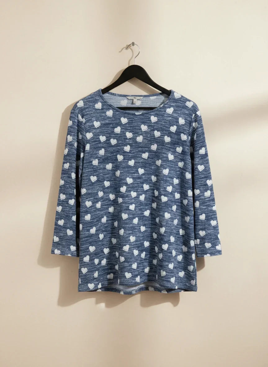 Secondhand Branded Winter Knitted Tops by TU, Blue POLYESTER fabric, Premium condition, for Women - Online Thrift Shop Karachi Pakistan