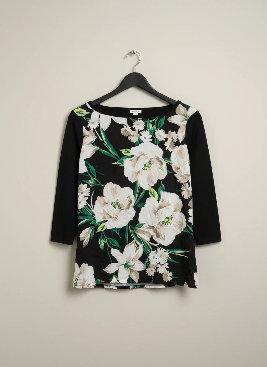 Winter Knitted Tops | Precis | Preloved Branded | Black viscose | Premium | OTS Thrift Store Peshawar Pakistan