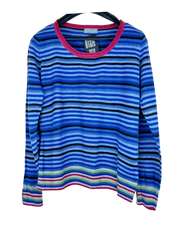 Winter Knitted Tops | Per Una | Preloved Branded | Blue Acrylic | Premium Plus | OTS Thrift Store Lahore Pakistan