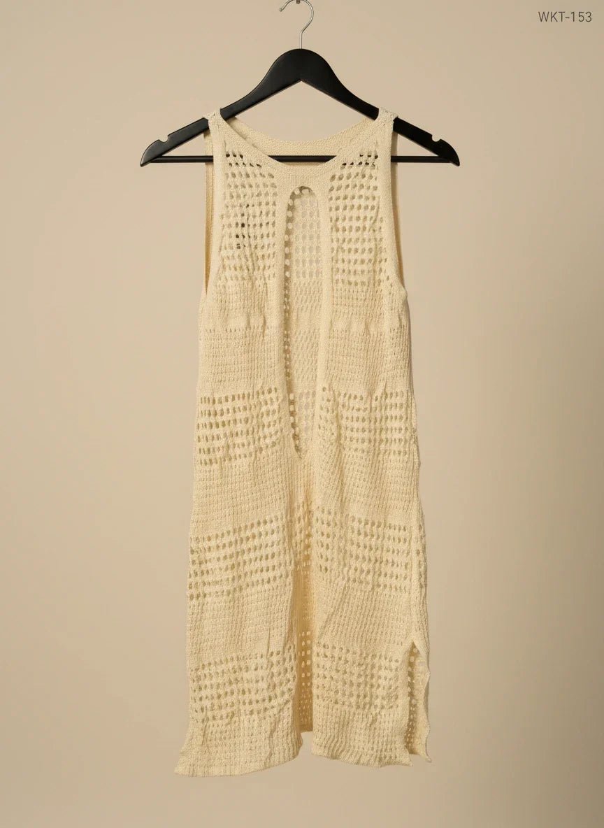 Winter Knitted Tops | Unknown | Preloved Branded | LightYellow wool | Premium | OTS Thrift Store Lahore Pakistan