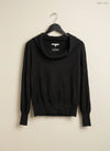 UK Imported secondhand Winter Knitted Tops - Marks & Spencer brand, Black viscose, Premium condition, for Women - Online Thrift Store Karachi Pakistan