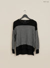 Preloved Premium Winter Knitted Tops by Atmosphere, Black & White viscose for Women - OTS Thrift Shop Islamabad Pakistan