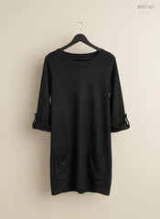 Winter Knitted Tops | Marks & Spencer | Preloved Branded | Black Acrylic | Premium | OTS Thrift Store Peshawar Pakistan