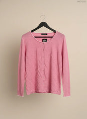 UK Imported secondhand Winter Knitted Tops - just elegance brand, Pink viscose, Premium condition, for Women - Online Thrift Store Islamabad Pakistan