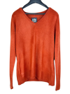 Shop Premium Plus Winter Knitted Tops by Unknown | Preloved Branded Clothes | Orange Acrylic | Women | OTS Thrift Store Lahore Pakistan