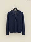 Winter Knitted Tops | Woolovers | Preloved Branded | DarkBlue wool | Premium | OTS Thrift Store Karachi Pakistan