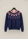 UK Imported secondhand Winter Knitted Tops - Harkel brand, DarkBlue viscose, Premium Plus condition, for Women - Online Thrift Store Lahore Pakistan