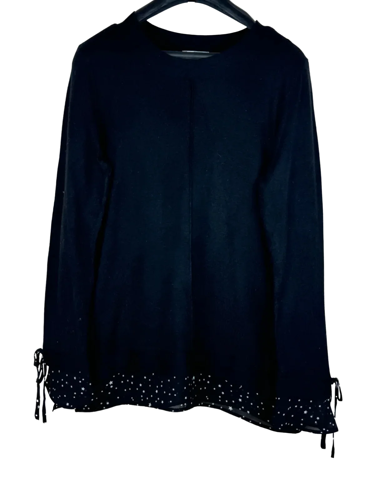 Winter Knitted Tops | Monsoon | Preloved Branded | Black Polyester | Premium Plus | OTS Thrift Store Karachi Pakistan
