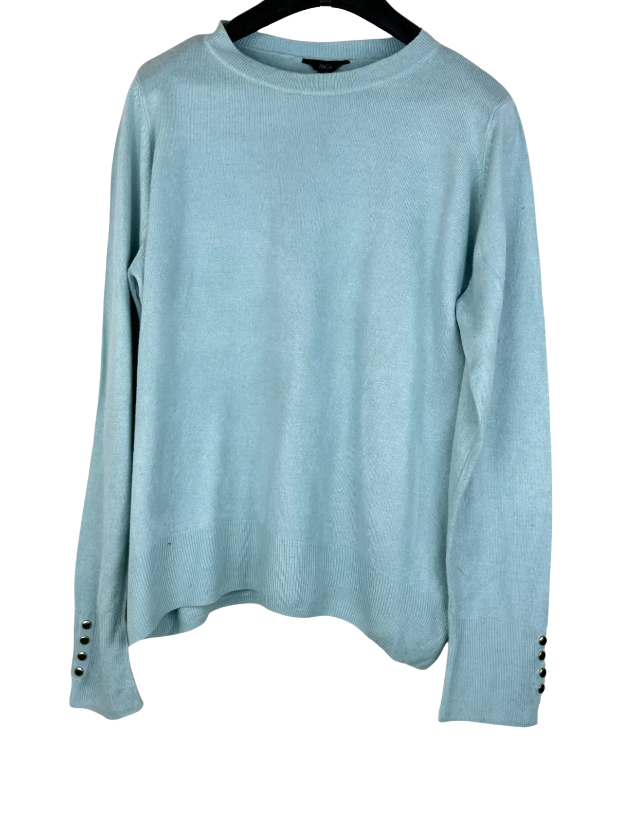 UK Imported secondhand Winter Knitted Tops - M&Co brand, Grey Acrylic, Excellent condition, for Women - Online Thrift Store Lahore Pakistan