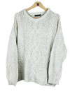 Preloved Premium Winter Knitted Tops by Atmosphere, Offwhite Acrylic for Women - OTS Thrift Shop Islamabad Pakistan