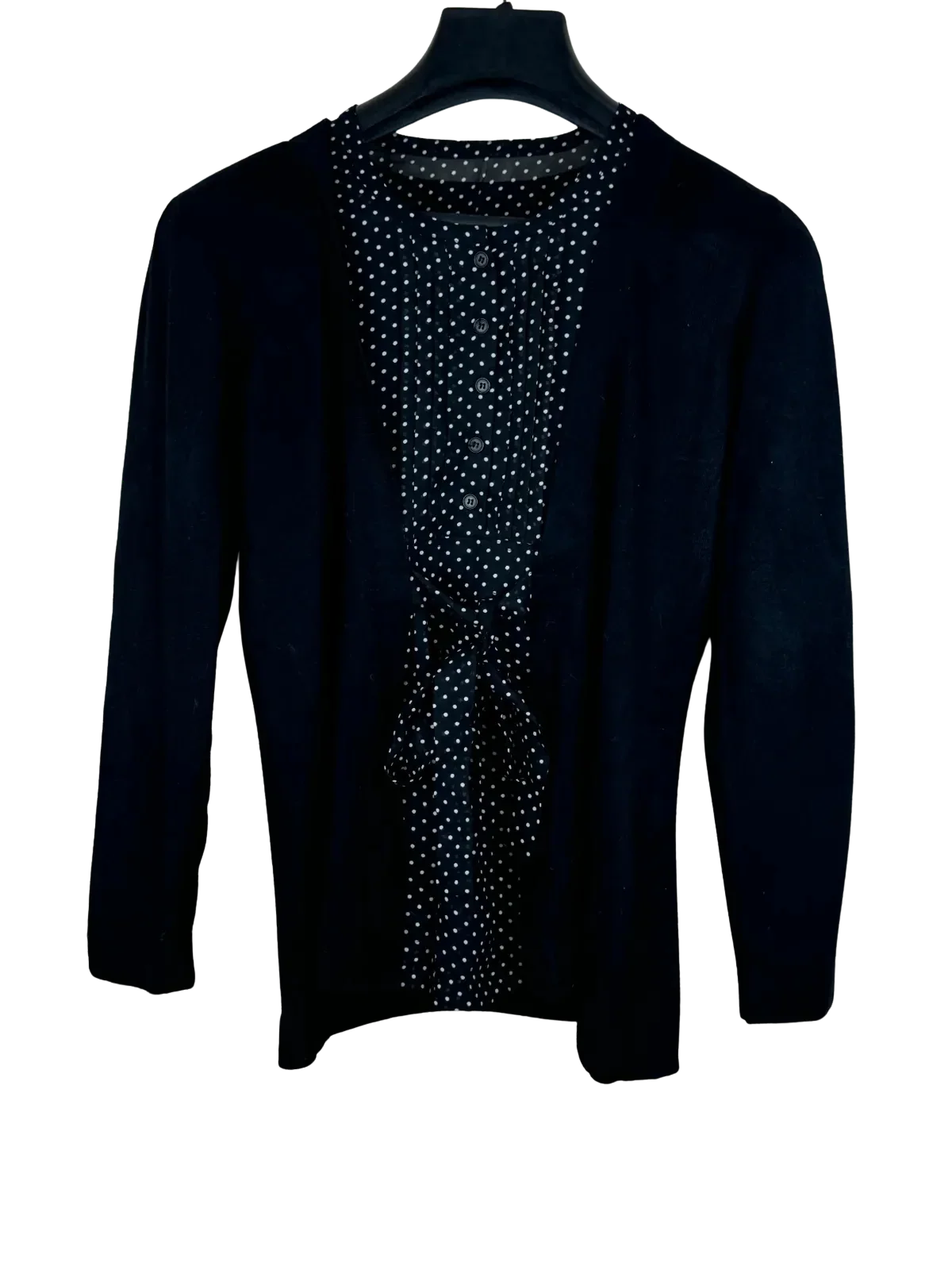 Premium Plus Condition Winter Knitted Tops | Preloved Anne Weyburn | Black Polyester | Thrift Shop for Women Islamabad Pakistan | OTS