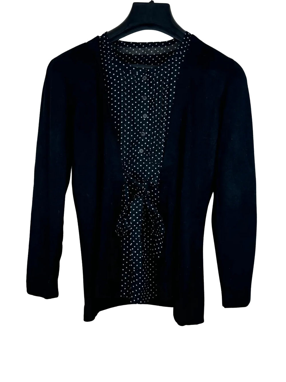 Premium Plus Condition Winter Knitted Tops | Preloved Anne Weyburn | Black Polyester | Thrift Shop for Women Islamabad Pakistan | OTS