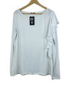 Preloved Excellent Winter Knitted Tops by Orsay, White Polyester for Women - OTS Thrift Shop Lahore Pakistan