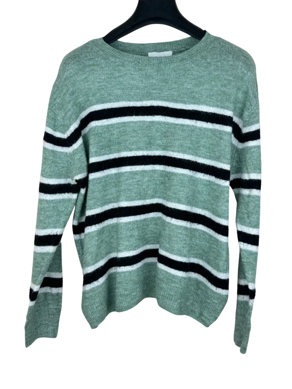 Shop Premium Winter Knitted Tops by H&M | Preloved Branded Clothes | OliveDrab Acrylic | Women | OTS Thrift Store Lahore Pakistan