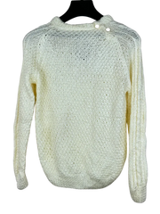 Preloved Premium Winter Knitted Tops by Unknown, White Wool for Women - OTS Thrift Shop Islamabad Pakistan