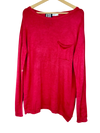 Preloved Premium Plus Winter Knitted Tops by Replay, Red cotton for Women - OTS Thrift Shop Lahore Pakistan