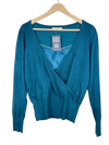 Shop Premium Plus Winter Knitted Tops by George | Preloved Branded Clothes | Green Polyester | Women | OTS Thrift Store Karachi Pakistan