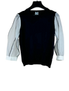 Secondhand Branded Winter Knitted Tops by ZOE, Black Viscose fabric, Premium Plus condition, for Women - Online Thrift Shop Lahore Pakistan