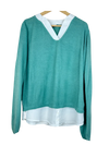 Premium Plus Condition Winter Knitted Tops | Preloved BodyFlirt | OliveDrab Polyester | Thrift Shop for Women Peshawar Pakistan | OTS