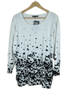Premium Plus Condition Winter Knitted Tops | Preloved BonmarchÃ© | White Viscose | Thrift Shop for Women Karachi Pakistan | OTS