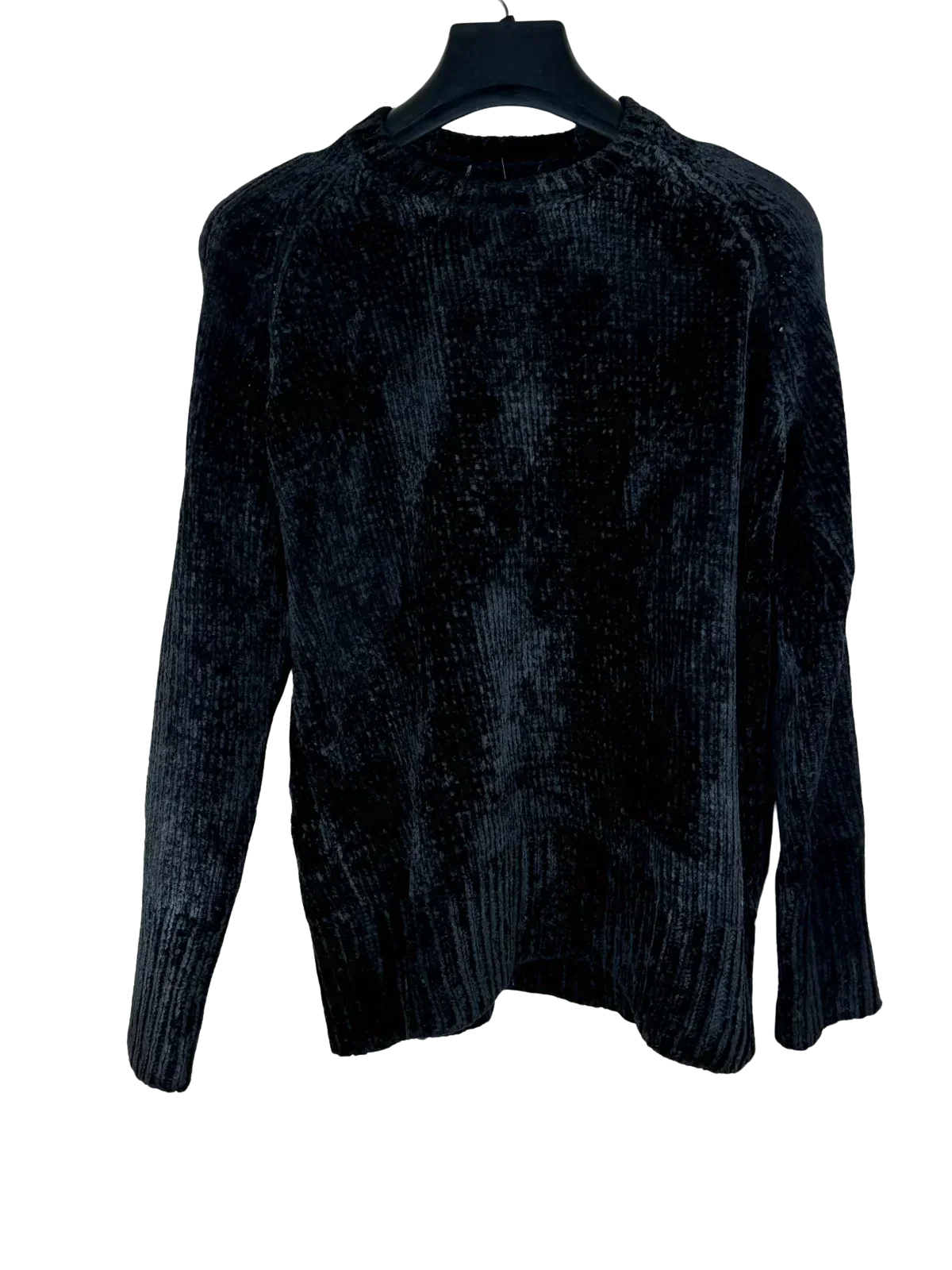 Winter Knitted Tops | Unknown | Preloved Branded | Black Polyester | Premium Plus | OTS Thrift Store Karachi Pakistan