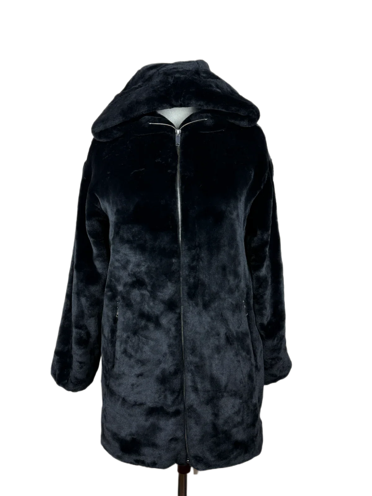 UK Imported secondhand Winter Long Cardigans - Primark brand, Black Polyester, Premium Plus condition, for Women - Online Thrift Store Lahore Pakistan
