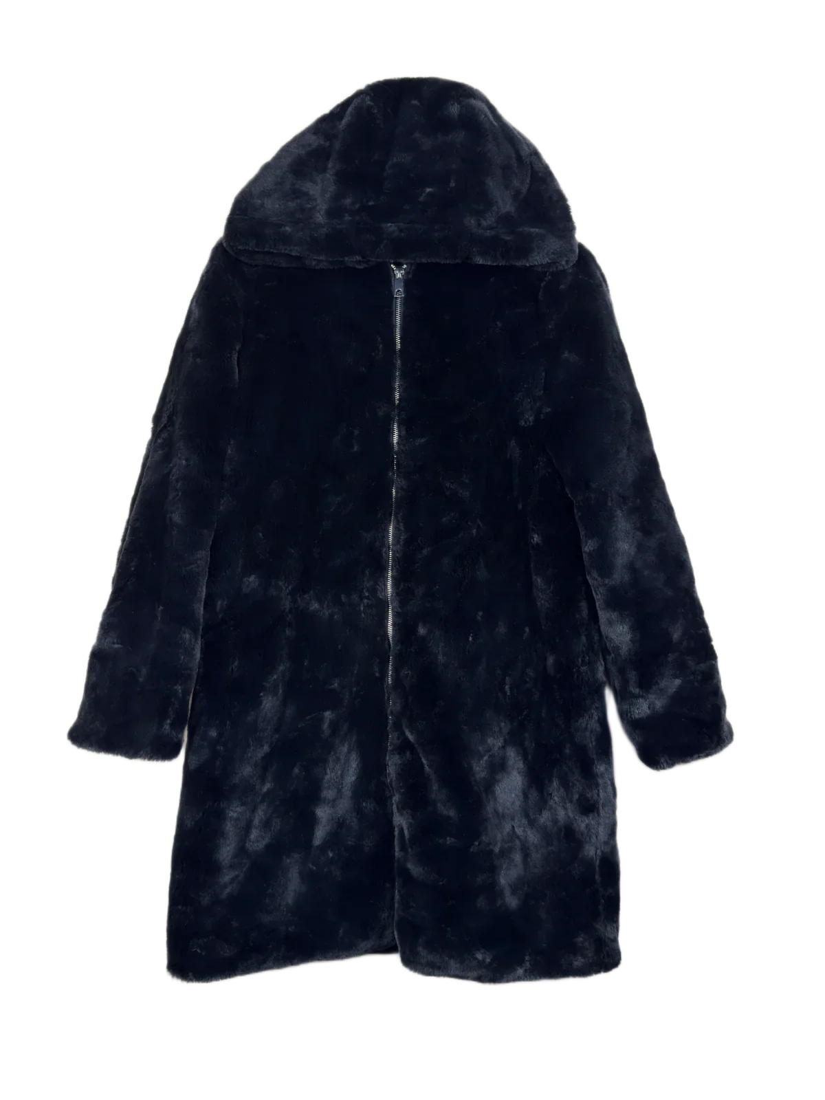 Shop Premium Plus Winter Long Cardigans by Primark | Preloved Branded Clothes | Black Polyester | Women | OTS Thrift Store Peshawar Pakistan